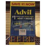 1 LOT (24) ADVIL DISPLAY