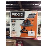 1 CTN RIDGID 6 GAL SHOP VAC