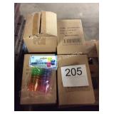 8 CTN PLASTIC SHOT GLASSES