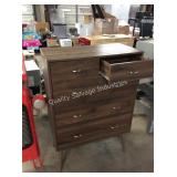 1 LOT 5 DRAWER DRESSER