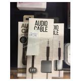 1 LOT 7 AUDIO CABLES (DISPLAY)