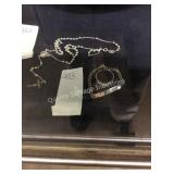 1 LOT SS BRACELET & RING (DISPLAY)