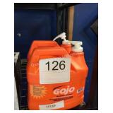 1 LOT (2) 1 - GALLON GOJO HAND CLEANER