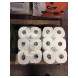 1 LOT 12 ROLLS PAPER TOWELS