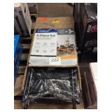 1 CTN 5PC TABLE & CHAIR SET