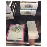 1 LOT IHK GOLD HOOP EARRINGS (DISPLAY)