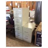1 LOT 2 FILE CABINETS