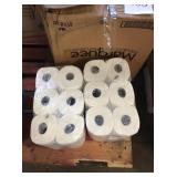 1 LOT 12 ROLLS PAPER TOWELS