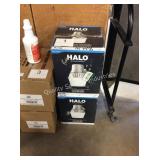 2 CTN HALO OUTDOOR SECURITY LIGHTS