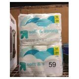 1 LOT 24 ROLLS TOILET PAPER