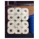 1 LOT 12 ROLLS PAPER TOWELS