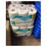 1 LOT 24 ROLLS TOILET PAPER