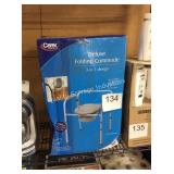 1 LOT DELUXE FOLDING COMMODE