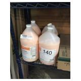1 LOT (4) 1 GALLON SKIN & HAIR CLEANSER