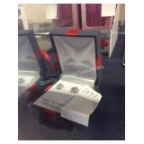 1 LOT SS 1/10CT TW DIAMOND EARRINGS (DISPLAY)