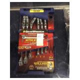 1 LOT 6PC GEAR WRENCH RATCHETING WRENCH SET
