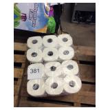 1 LOT 12 ROLLS PAPER TOWELS