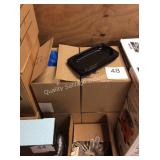 4 CTN BLACK PLASTIC TRAYS