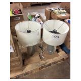 1 LOT 2 TABLE LAMPS