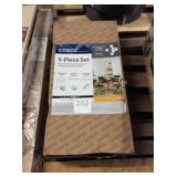 1 LOT 5PC CARD TABLE & CHAIR SET