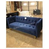1 LOT BLUE SOFA