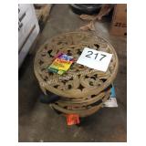 1 LOT 4 CAST IRON PLANT CADDIES