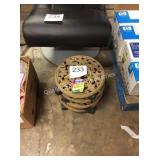 1 LOT 4 CAST IRON PLANT CADDIES