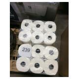 1 LOT 12 ROLLS PAPER TOWELS