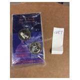 1 LOT 3D JOHN KENNEDY HALF DOLLAR (DISPLAY)