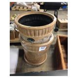 1 LOT 2 DECORATIVE PLANTERS