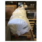 1 ROLL WHITE FABRIC