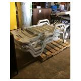 1 LOT 3 LAWN CHAIRS