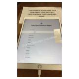 1 LOT IPAD 9.7" PINK 32GB (DISPLAY)