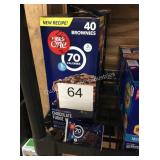 4 CTN FIBER ONE CHOC FUDGE BROWNIES (EXP 02/20)