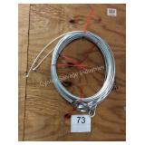 1 LOT 1/4" WINCH CABLES