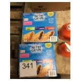 4 CTN NUTRI GRAIN BREAKFAST BARS(EXP 02/20)
