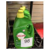 4 BOTTLES CASCADED DISHWASHER LIQUID