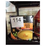 2 CTN CHICKEN BROTH EXP 02/20