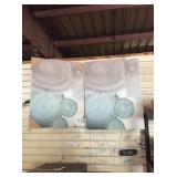 1 LOT 2PC WALL ART