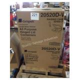 2 CTN HINGED LID CONTAINERS