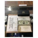 1 LOT USME UNCIRCULATED $2 BILL (DISPLAY)