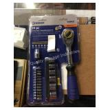 1 LOT 20PC DBL DRIVE EXTENDABLE RATCHET SET