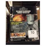 1 LOT 30QT ALUMINUM TURKEY FRYER SET