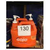 1 LOT 2 1-GAL GOJO HAND CLEANER