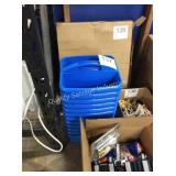 1 LOT 12 PLASTIC CADDIES