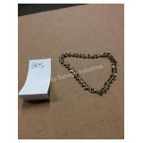 1 LOT 18K GOLD & SAPPHIR BRACELET (DISPLAY)