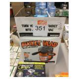 1 LOT BUCKET HEAD WET DRY VAC POWER HEAD