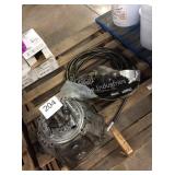 1 LOT HYDRAULIC MOTOR HOSES & CHAINS