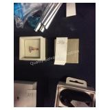 1 LOT 14K GOLD DIAMOND & STONE 2PC SET (DISPLAY)