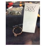 1 LOT 14K ROSE GOLD & DIAMOND RING (DISPLAY)
